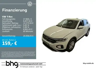 Gebraucht VW T-Roc Basis 110 PS (80 kW) 2022 Weiß SUV