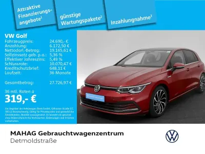 Gebraucht VW Golf VIII Style 150 PS (110 kW) 2020 Rot Limousine