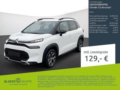 Weiß Gebraucht 2023 Citroën C3 Aircross Shine SUV | 14.490 € (Fairer Preis)