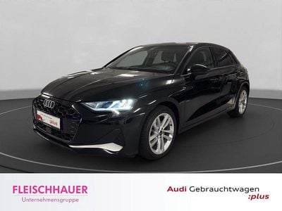Mythosschwarz metallic Gebraucht 2024 Audi A3 Advanced Plus Limousine | 31.490 € (Superpreis)
