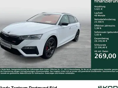 Brugt Skoda Octavia RS 245 HK (180 kW) 2022 Hvid Stationcar