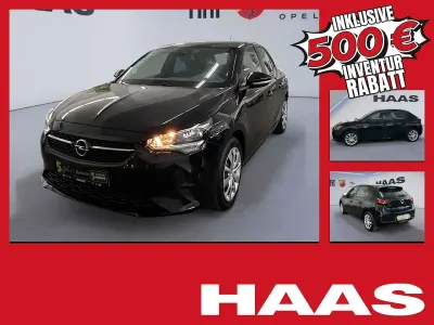 Gebraucht Opel Corsa Edition 75 PS (55 kW) 2023 Diamant schwarz/karbon schwarz (metallic) Kleinwagen