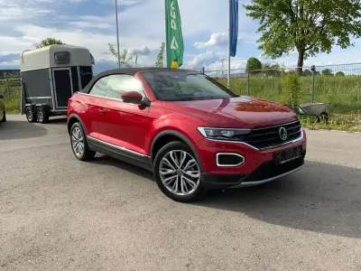 Gebraucht VW T-Roc Cabriolet Style 150 PS (110 kW) 2021 Rot Cabrio