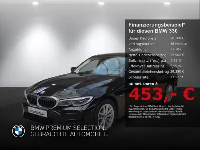 Gebraucht BMW 330e Advantage 292 PS (214 kW) 2021 Schwarz Limousine