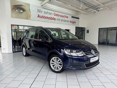 Gebraucht VW Sharan Comfortline 150 PS (110 kW) 2014 Blau Van / Kleinbus