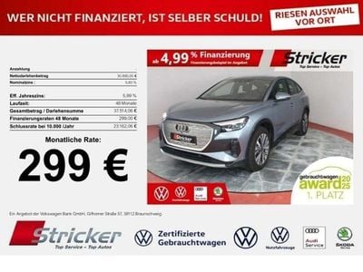 Gebraucht Audi e-tron 150 kW (204 PS) 2023 Geysirblau metallic (metallic) SUV