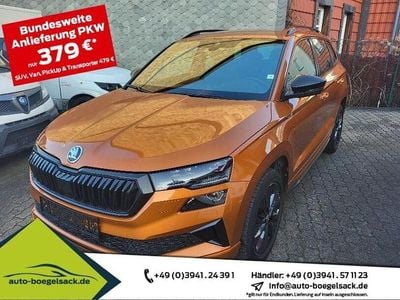 Gebraucht Skoda Karoq SportLine 150 PS (110 kW) 2022 Phönixorange metallic SUV
