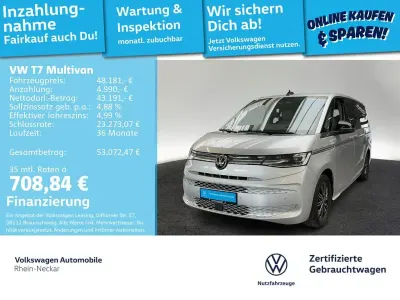 Używany VW Multivan Style 150 KM (110 kW) 2022 Srebrny Minivan