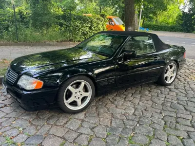 Gebraucht Mercedes SL320 231 PS (169 kW) 1993 Schwarz Cabrio
