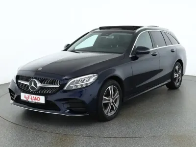 Gebraucht Mercedes C220 AMG line 194 PS (142 kW) 2019 Blau Limousine