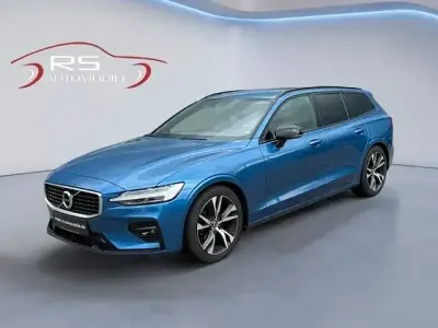 Gebraucht Volvo V60 R-Design 190 PS (139 kW) 2019 Blau Kombi