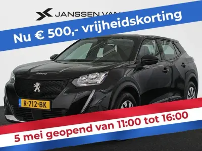 Brugt Peugeot e-2008 Active 100 kW (136 HK) 2022 Sort SUV