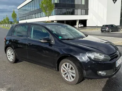Gebraucht VW Golf VI Trendline 105 PS (77 kW) 2011 Schwarz Kleinwagen