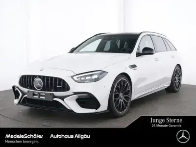 Gebraucht Mercedes C63 AMG AMG 476 PS (350 kW) 2024 Manufaktur opalithweiß bright Kombi