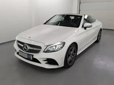 Gebraucht Mercedes C300 AMG line 245 PS (180 kW) 2020 Polarweiß Cabrio