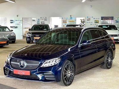 Gebraucht Mercedes C220 AMG line 194 PS (142 kW) 2019 Cavansitblau Kombi