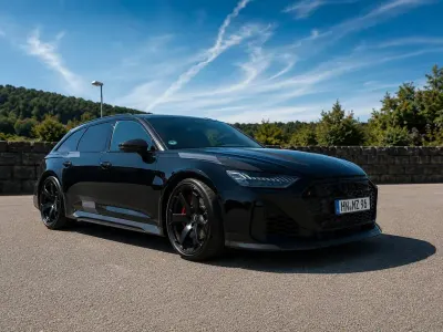 Neu Audi RS6 Performance 630 PS (463 kW) 2026 Schwarz Limousine