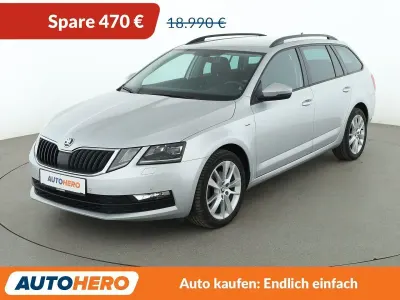 Gebraucht Skoda Octavia Clever 150 PS (110 kW) 2018 Silber Kombi