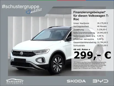 Gebraucht VW T-Roc Goal 150 PS (110 kW) 2025 Weiss SUV