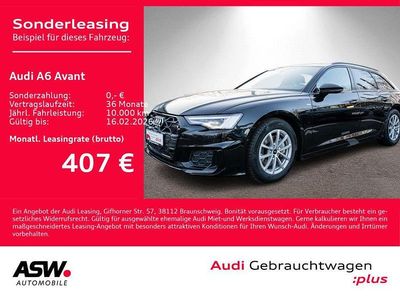 Mythosschwarz metallic Gebraucht 2025 Audi A6 S-Line Kombi | 46.860 € (Guter Preis)