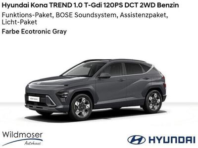 gebraucht Hyundai Kona ❤️ TREND 1.0 T-Gdi 120PS DCT 2WD Benzin ⌛ Sofort verfügbar! ✔️ mit 4 Zusatz-Paketen