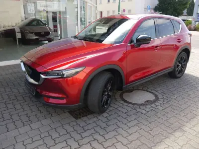 Gebraucht Mazda CX-5 Homura-Line 165 PS (121 kW) 2021 Soul red crystal 46v top farbe SUV