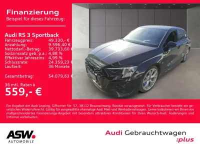 Brugt Audi RS3 Sport 400 HK (294 kW) 2021 Sort Sedan