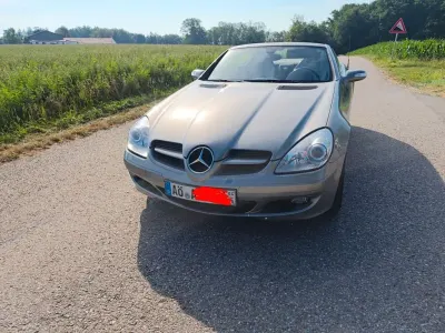 Gebraucht Mercedes SLK200 163 PS (119 kW) 2007 Silber Cabrio