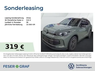 Gebraucht VW Tiguan Goal 150 PS (110 kW) 2025 Cipressinogrün metallic SUV