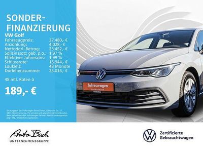Gebraucht VW Golf VIII Life 150 PS (110 kW) 2024 Grau (mondsteingrau) Limousine