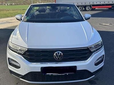 Gebraucht VW T-Roc Cabriolet Style 110 PS (80 kW) 2021 Weiß Cabrio