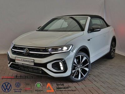 Gebraucht VW T-Roc Cabriolet R-line 150 PS (110 kW) 2022 Weiß Cabrio