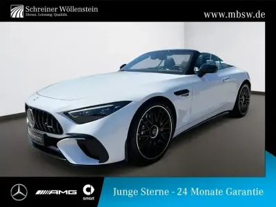 Gebraucht Mercedes SL55 AMG AMG 476 PS (350 kW) 2025 Weiß manufaktur lack manufaktur opalithweiß bright Cabrio