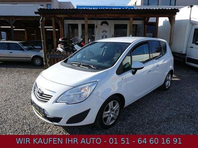 Gebraucht Opel Meriva Edition 110 PS (80 kW) 2010 Weiß Van / Kleinbus