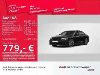 Gebraucht Audi A8 Ambiente 286 PS (210 kW) 2024 Mythosschwarz metallic Limousine