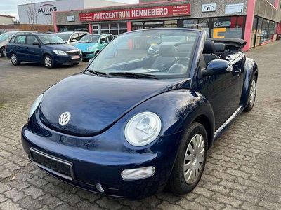 Gebraucht VW New Beetle Cabriolet Highline 102 PS (75 kW) 2004 Royal navy Cabrio