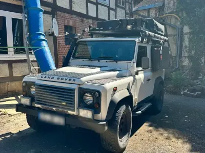 Gebraucht Land Rover Defender 120 PS (88 kW) 2008 Weiß SUV
