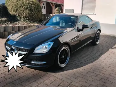 Brugt Mercedes SLK200 185 HK (136 kW) 2013 Sort Cabriolet