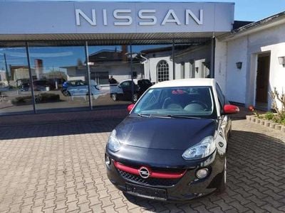 Gebraucht Opel Adam S 69 PS (50 kW) 2014 Schwarz/weiß/rot Kleinwagen