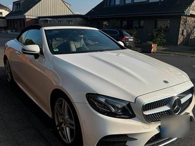 Gebraucht Mercedes E300 AMG line 245 PS (180 kW) 2019 Weiß Cabrio
