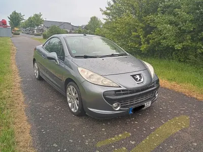 Brugt Peugeot 207 CC Sport 120 HK (88 kW) 2007 Grå Cabriolet