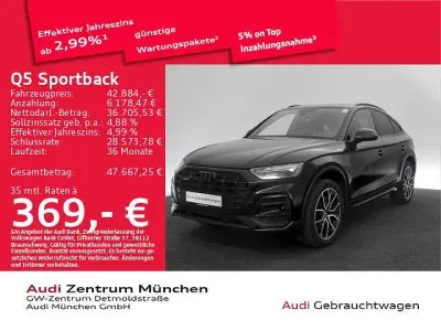 Gebraucht Audi Q5 Sportback Ambiente 265 PS (194 kW) 2023 Brillantschwarz SUV