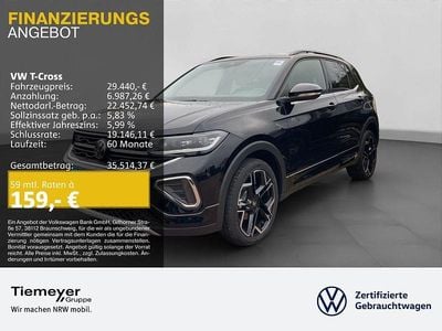 Schwarz Neu 2025 VW T-Cross R-line SUV | 29.440 € (Guter Preis)
