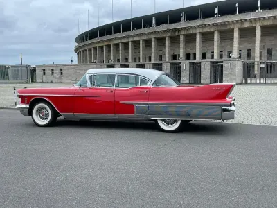 Gebraucht Cadillac Fleetwood 310 PS (228 kW) 1958 Rot Limousine