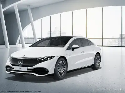 Używany Mercedes EQS450+ 244 kW (333 KM) 2022 Biały Sedan/Limuzyna