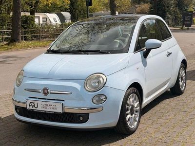 Gebraucht Fiat 500 Lounge 69 PS (50 kW) 2010 Blau