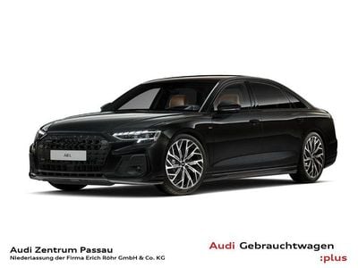 Mythosschwarz metallic Gebraucht 2024 Audi A8L Ambiente Limousine | 160.000 €