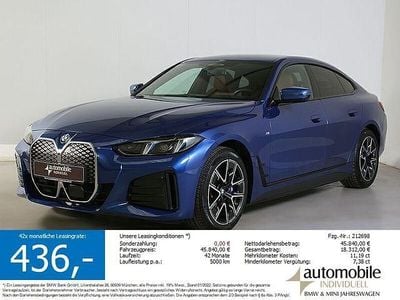 Brugt BMW i4 M Sport 250 kW (340 HK) 2025 Blå Sedan