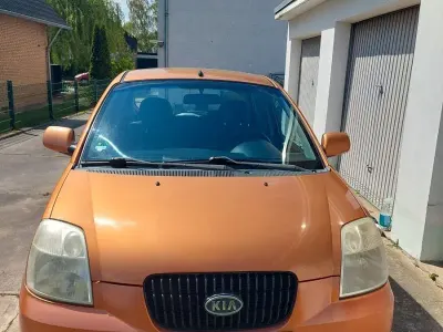 Brugt Kia Picanto LX 65 HK (47 kW) 2004 Orange Hatchback