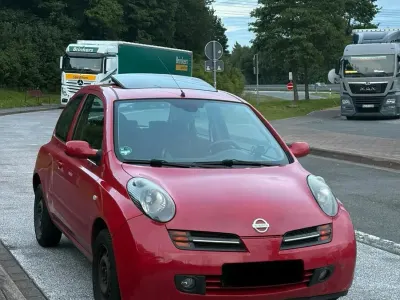 Gebraucht Nissan Micra 80 PS (58 kW) 2005 Rot Kleinwagen